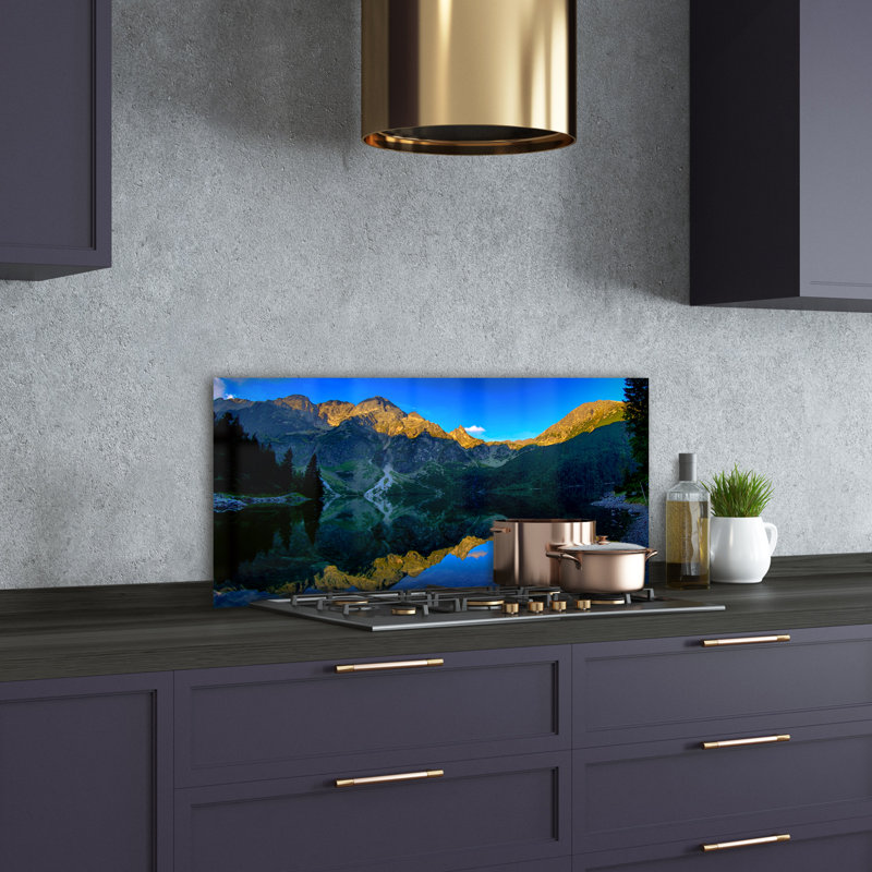 50cm W x 100cm L Glass Peel and Stick Panel