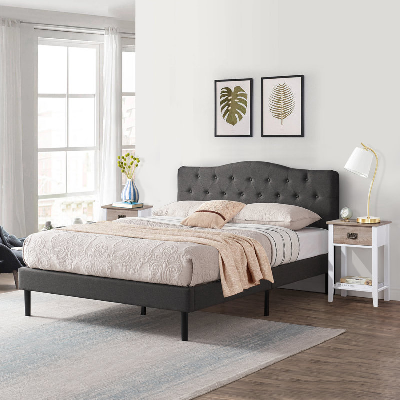 Ensemble de chambre à coucher Miramontes, Blanc/chêne, Double