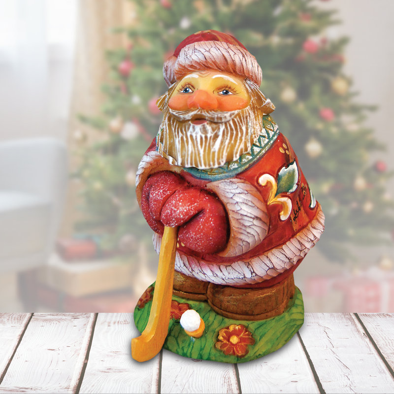 Giver cadeau mini figurine de noël sur base Fifield