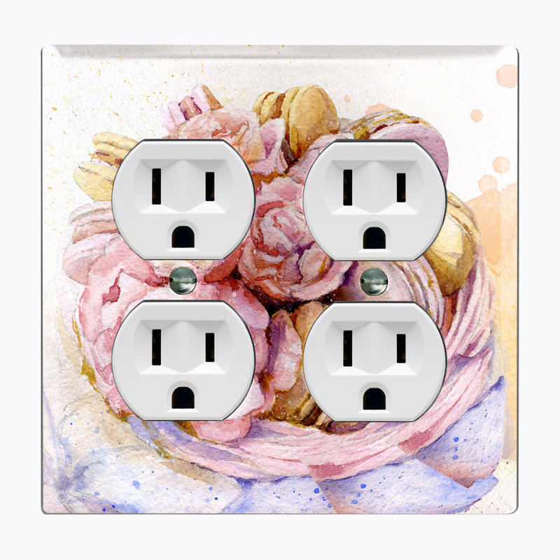 Food & Beverage 2 - Gang Duplex Outlet Standard Wall Plate