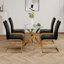 Table en verre de style moderne