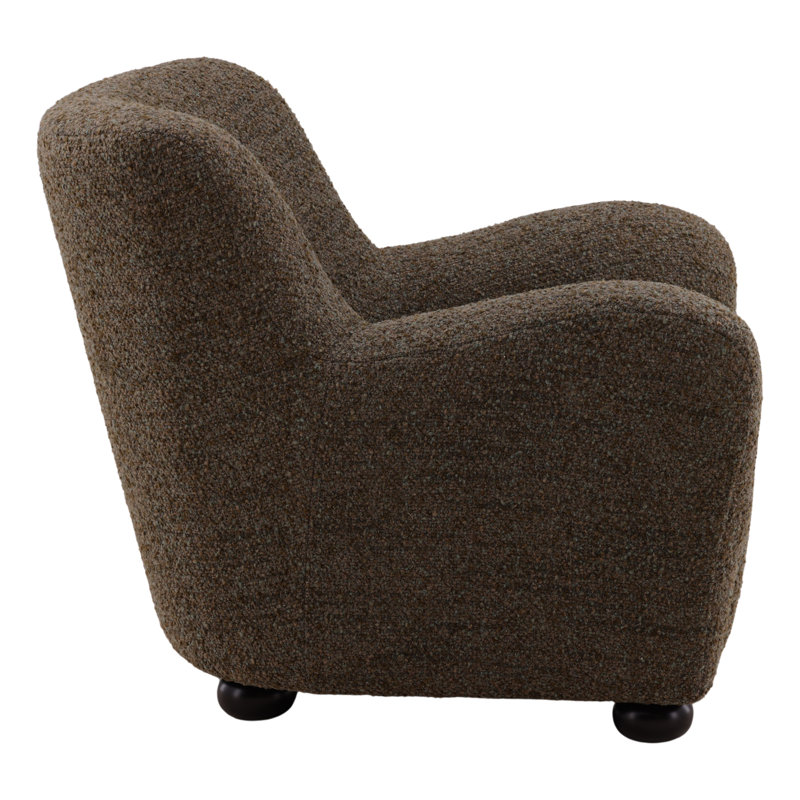 Zulia Occasional Chair Camel, Moss Green Polyester Blend