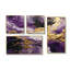 Mauve liquide magique IV - Art mural abstrait 4 pièces-860880404-860880405