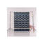 Tapis bleu délavé à motif géométrique mixte-1398699875