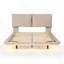 Grand lit plateforme tapissier