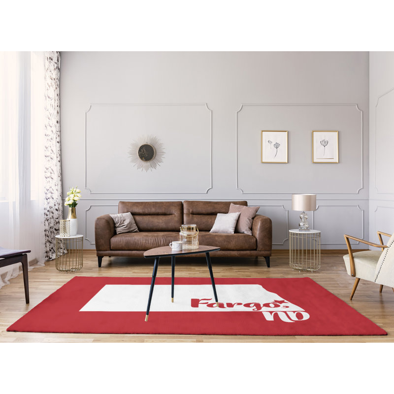 Tapis de poly-chenille fargo north dakota, Rectangle 9 pi x 12 pi