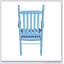 Chaise berçante en bois massif avec dossier à lattes, durable et confortable pour la détente en plein air-806760371