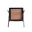 Armchair In Black And Natural