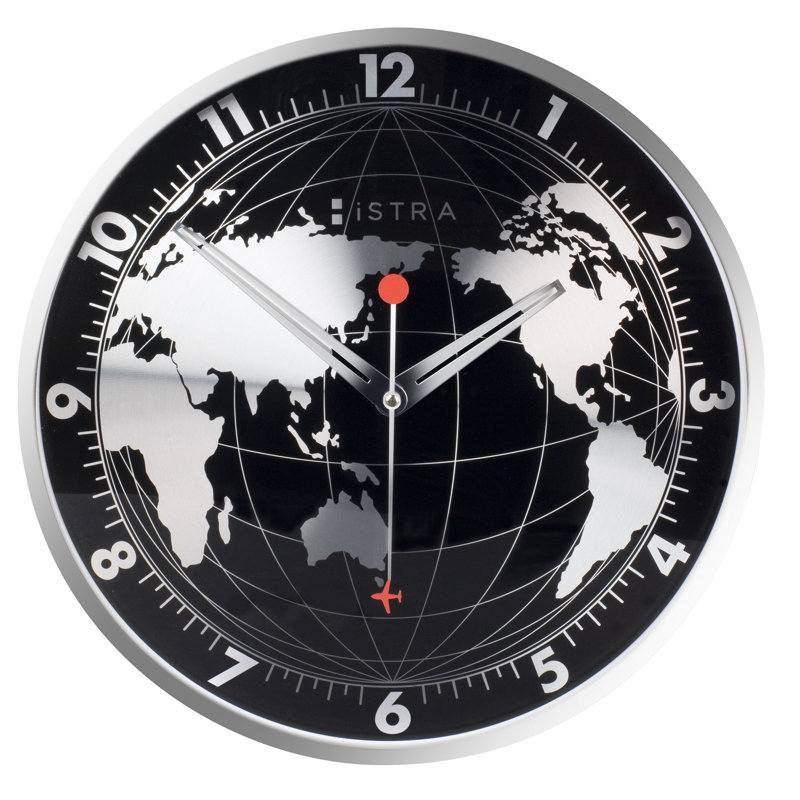 Stainless Steel Wall Clock, Silver