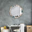Huldar Glass Flat Wall Mirror