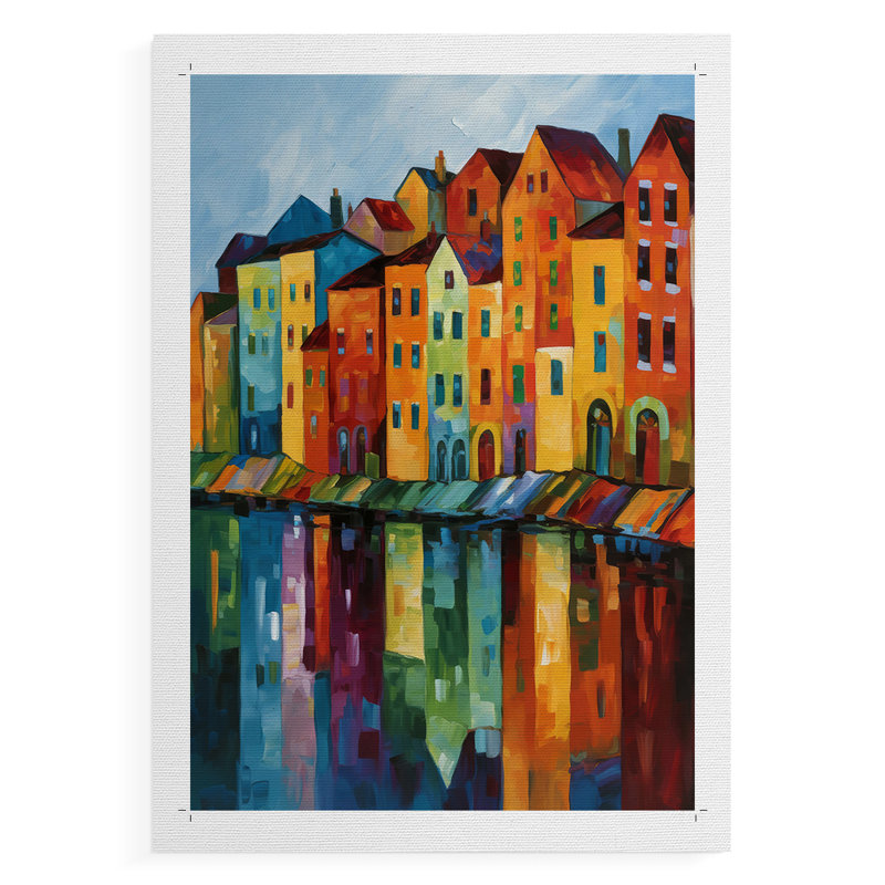 Paysages série CCL XXXV - Impression sur toile seulement - NON-CADRE, H 48 po x l 32 po