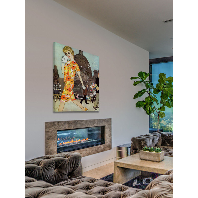 The Stranded Blonde Print on Wrapped Canvas, 52" H x 40" W