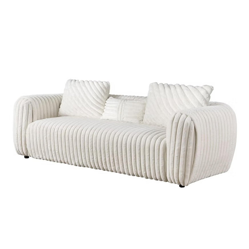Ensemble 2 pièces de rayures blanches Ellin, Blanc