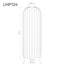 Lampe sur pied en tissu beige Colberta