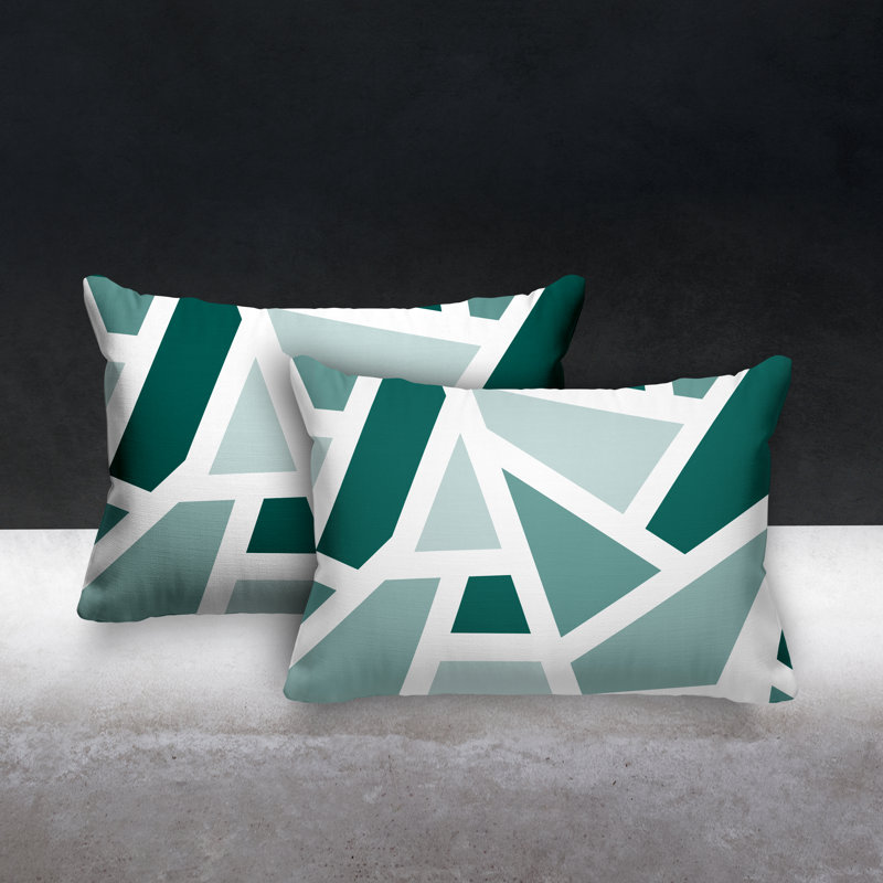 Coussin carré intérieur / extérieur Marion, Émeraude