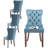 Dining Chairs, Upholstered High-end Tufted Dining Room Chair with Nailhead Back Ring-178148640-178148641-188948057