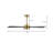 54 In 5 Plywood Blades Indoor Ceiling Fan Remote Control Noiseless Reversible DC Motor, Black and Gold-1209768435-1209768396
