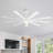 Veun 9-Blades Ceiling Fan with Led Light and Remote-1318984958-1278499017
