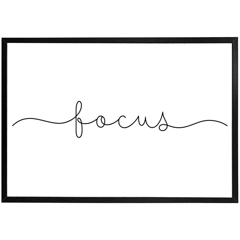 Crosspointe Single Picture Frame Print, Black Framed, 76cm H x 114cm W x 4cm D