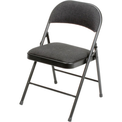 Chaise pliante rembourrée en tissu Interion