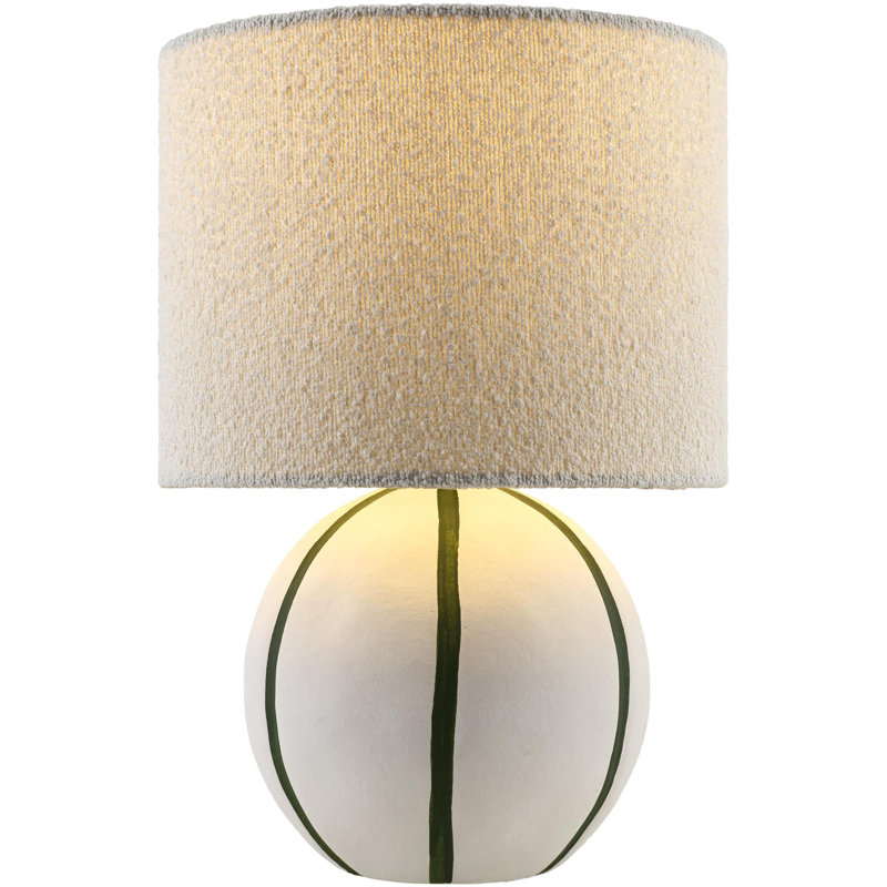 Kowal Kinki Table Lamp, Cream/Green