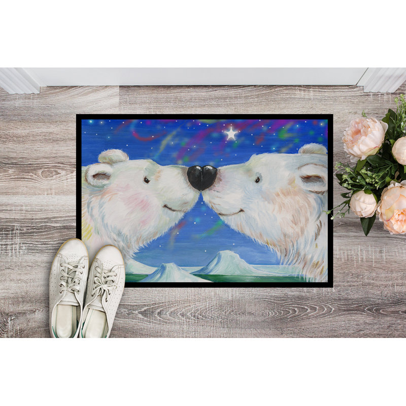 Veedersburg Non-Slip Outdoor Doormat, 2' x 3'