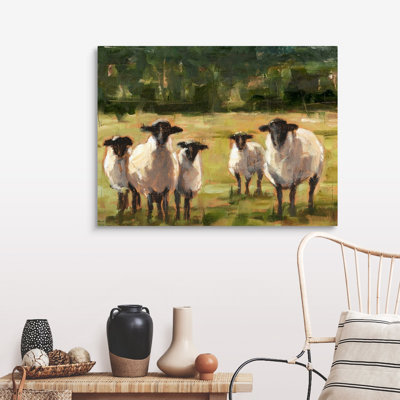 Sheep Family I, art mural sur toile
