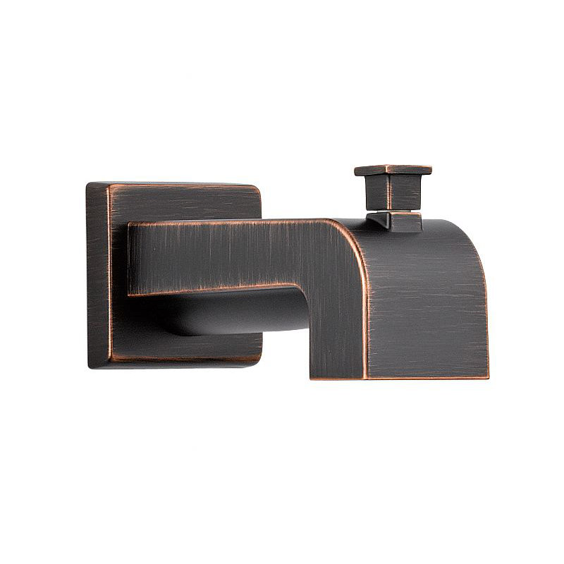 Urban - Arzo Wall Mounted Tub Spout Trim with Diverter, Brilliance Champagne Bronze