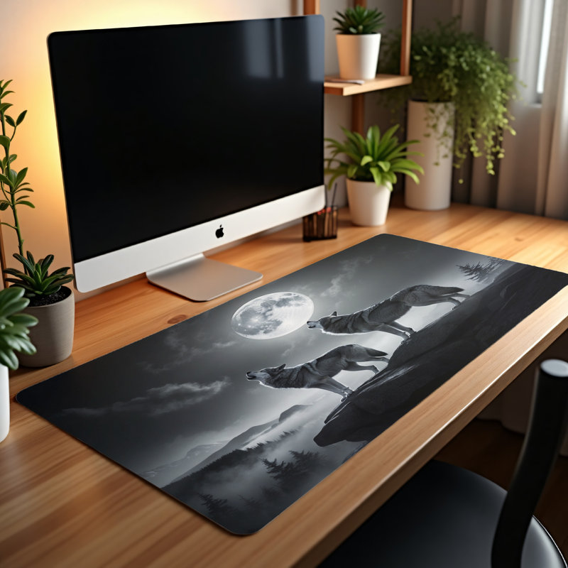 Polyester Desk Pad, 14.4x12.1