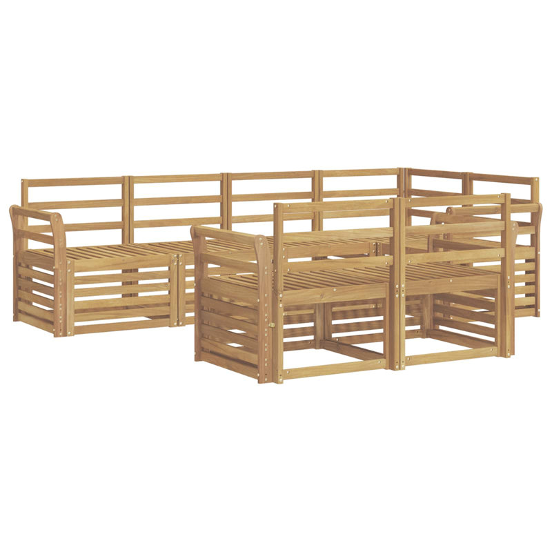 249cm Wide Patio Sofa, 7