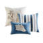 Édredon en coton bleu 7 pièces