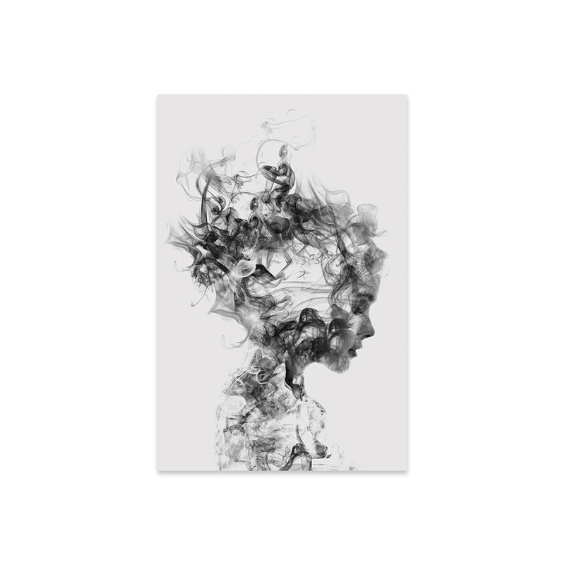 Dissolve Me, impression sur verre acrylique, H 24 po x l 16 po x P 0,25 po