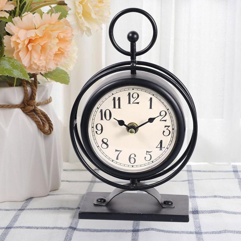 Small Retro Metal Clock