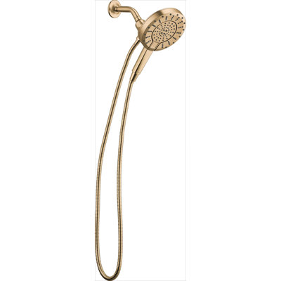 5-Setting In2ition 2-in-1 Dual Shower Head with Handheld High Pressure ProClean Spray 2.5 GPM Brushed Gold