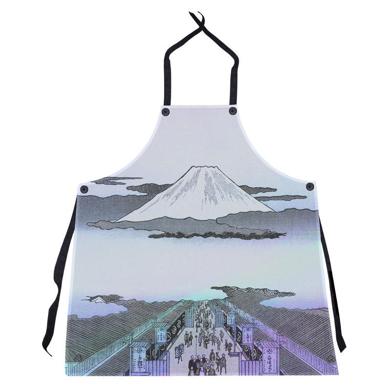 Bib Apron, Blue/Purple