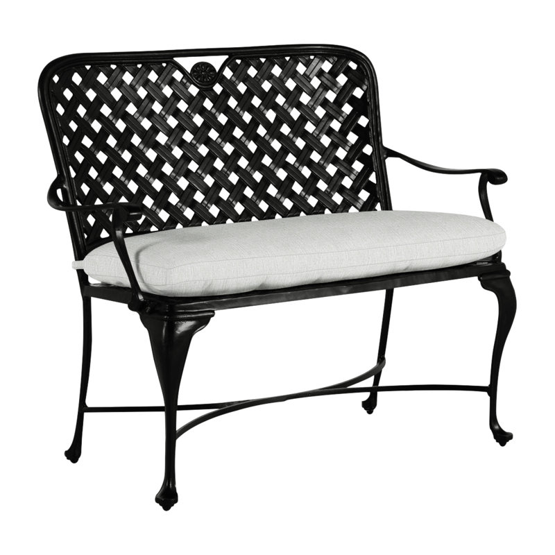 Banc en aluminium Provance - Terre antique, Terre antique, Pas de soudure, Bali perle