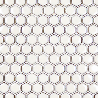 1" x 1" Ceramic Mosaic Sheet Wall Tile