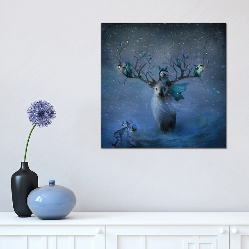 Winterlings by Alexander Jansson - Wrapped Canvas Print, 45.72 cm H x 45.72 cm W x 1.91 cm D