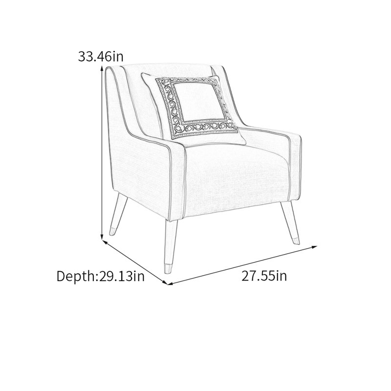 Chaise d'appoint Minimalist Elegant