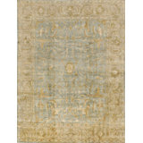 Antique Weave Oushak Wool Oriental Area Rug