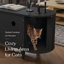 Meuble TV Avery 70,5 po à 4 portes avec bac à litière pour chat dissimulé et pieds en bois massif-1452260094
