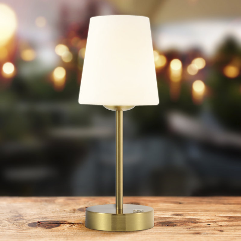 Lampe de bureau 12,75 po, Laiton doré