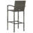 Patio Bar Table and Stools Set Poly Rattan-437745337