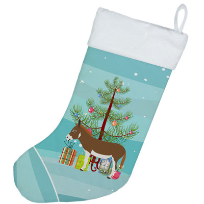 Chaussette de noël donkey miniature mediterranian