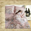 Ensemble de literie de luxe 7 pièces, microfibre de polyester, motif floral rétro, parfait pour la décoration intérieure