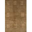 Tapis brun noué à la main 6 pi x 9 pi