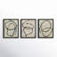 Twisted 1, 2, 3. Set Of 3 Framed 3 Pieces by Jacques Pilon Print-2022973821-2022973820