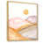 Toile brune avec cadre flottant
