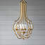 Lustre en métal 4 lumières