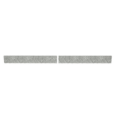 72 in. W Engineered White Marble Backsplash (2pcs of 36in)